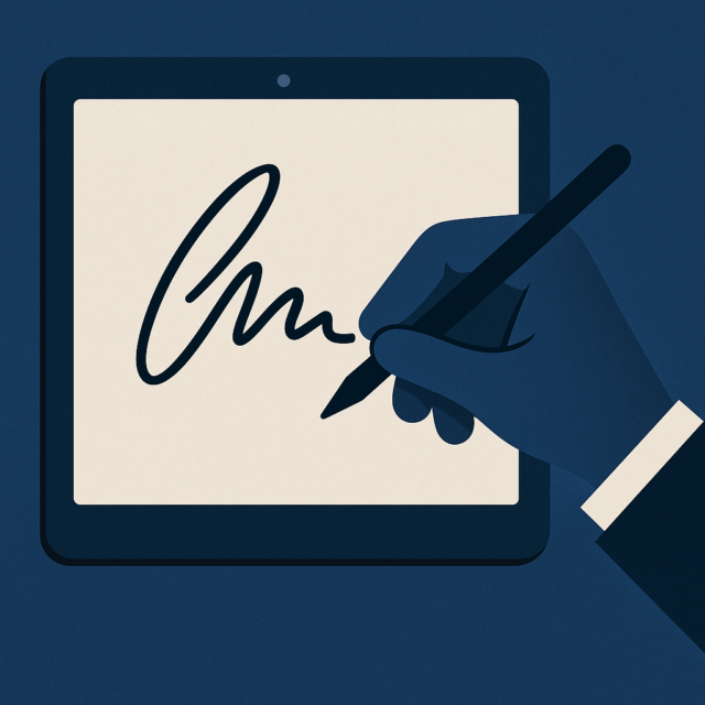 Firma electrónica biométrica